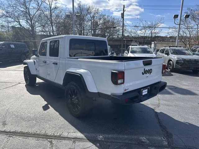 2025 Bright White Clearcoat Jeep Gladiator Nighthawk 4X4 Truck