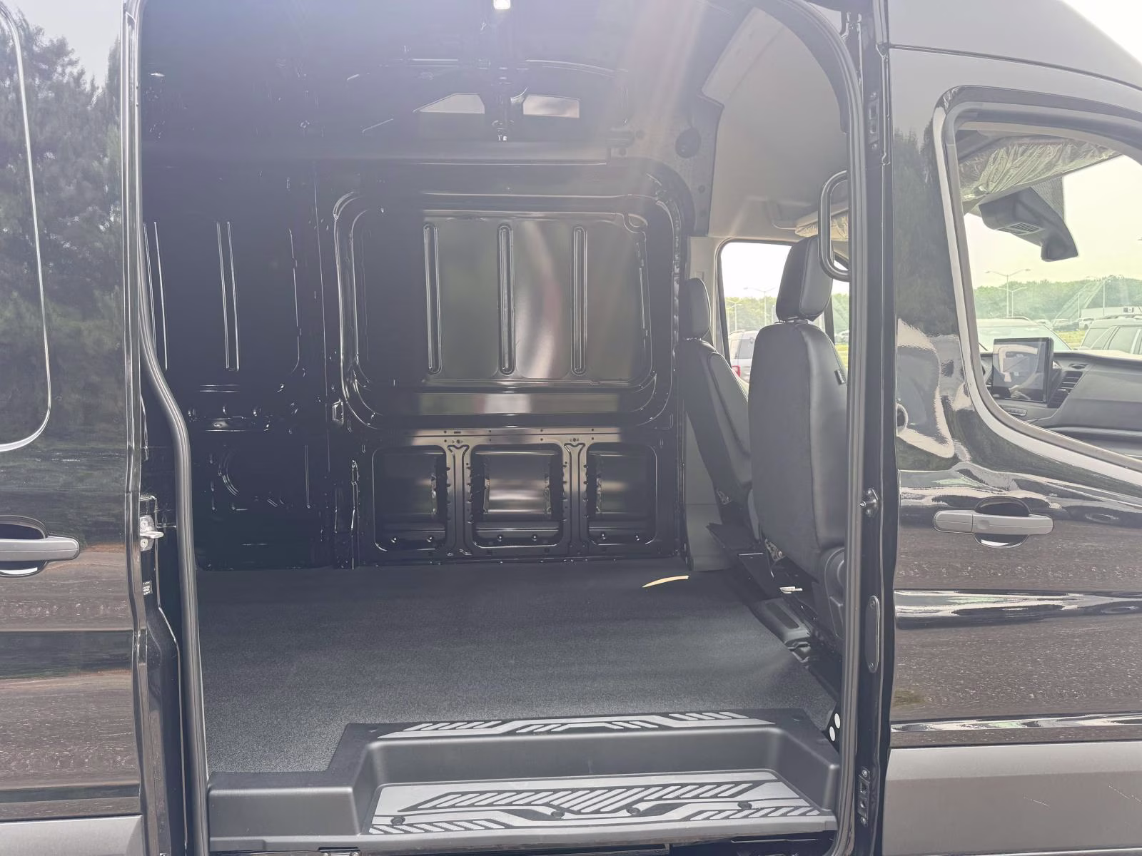 2026 Agate Black Metallic Ford Transit Cargo Van Base RWD Van