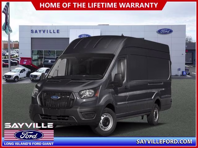 2026 Agate Black Metallic Ford Transit Cargo Van T-350 148 EL Hi Rf 9500 GVWR RWD RWD Van