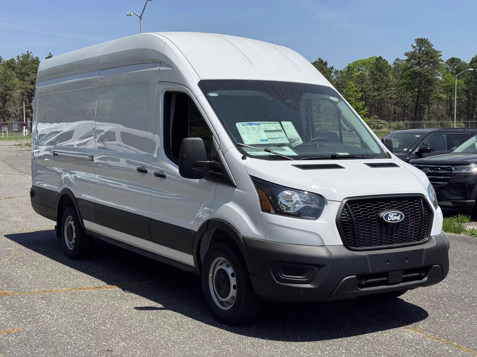 2026 White Ford Transit Cargo Van Base RWD Van