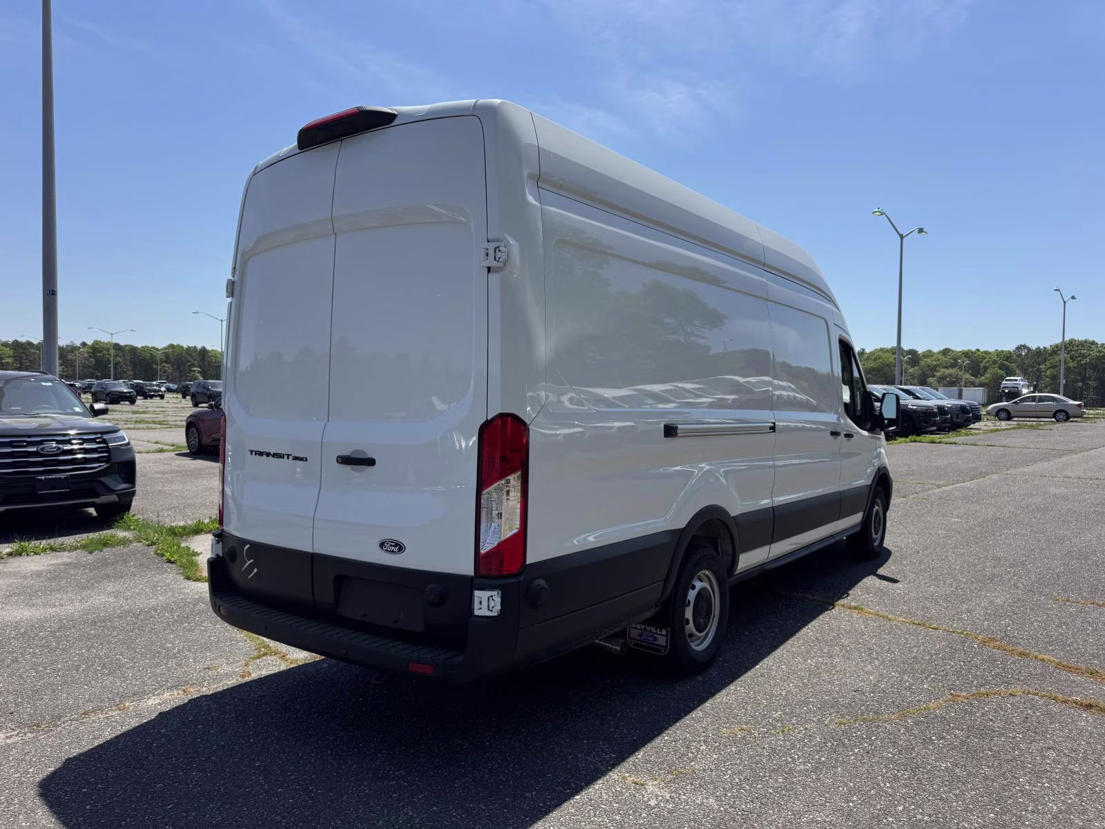 2026 White Ford Transit Cargo Van Base RWD Van