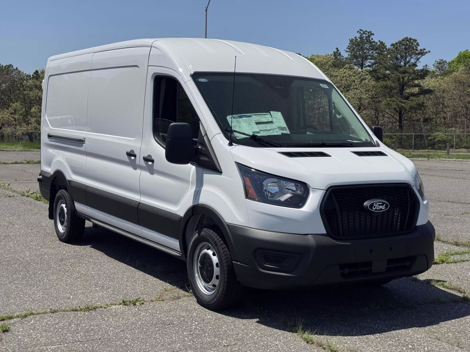 2026 White Ford Transit Cargo Van Base RWD Van