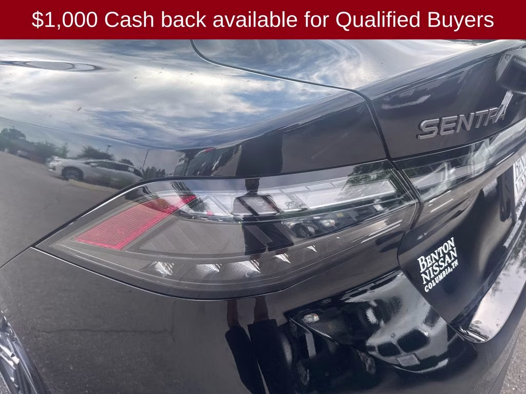 2026 Super Black Nissan Sentra SV FWD Sedan