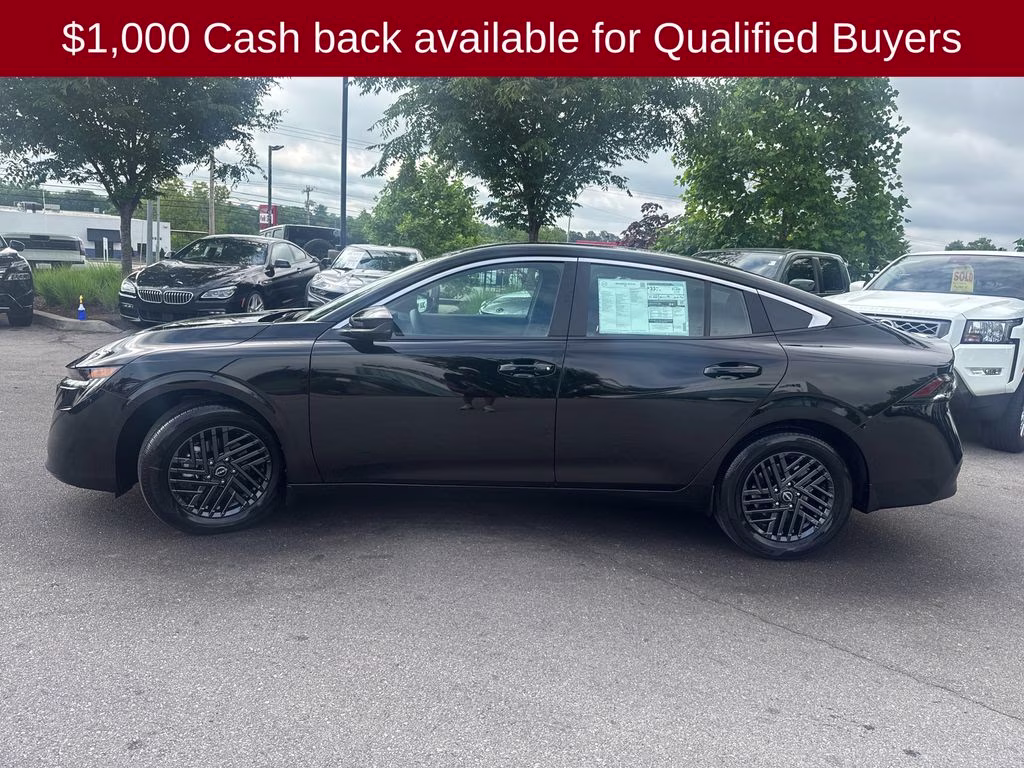 2026 Super Black Nissan Sentra SV FWD Sedan