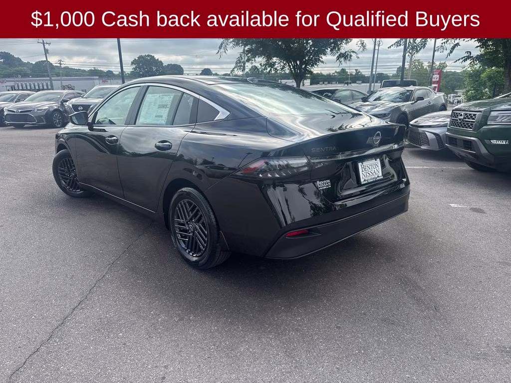 2026 Super Black Nissan Sentra SV FWD Sedan