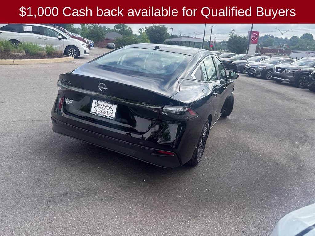 2026 Super Black Nissan Sentra SV FWD Sedan