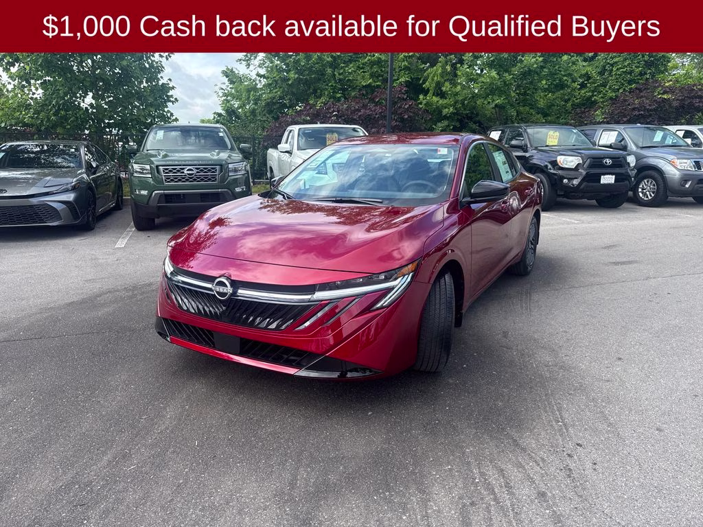 2026 Scarlet Ember Tintcoat Nissan Sentra SV FWD Sedan
