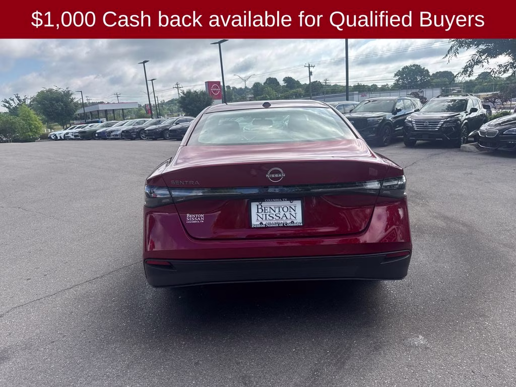 2026 Scarlet Ember Tintcoat Nissan Sentra SV FWD Sedan