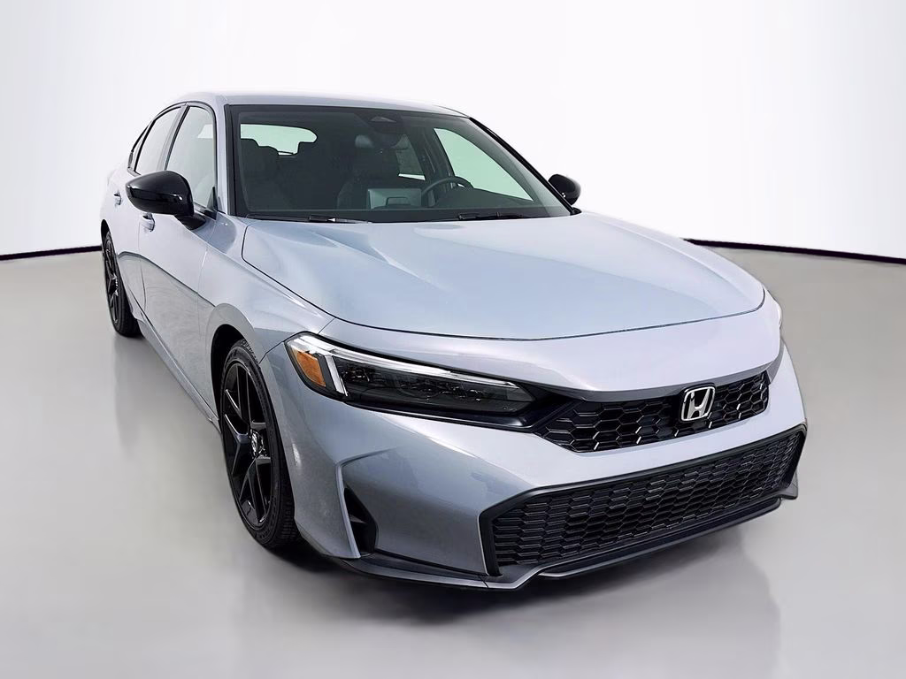 2026 Urban Gray Pearl Honda Civic Sport FWD Hatchback
