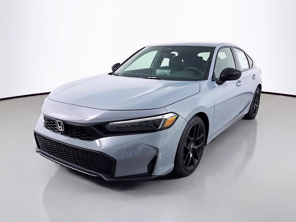 2026 Urban Gray Pearl Honda Civic Sport FWD Hatchback