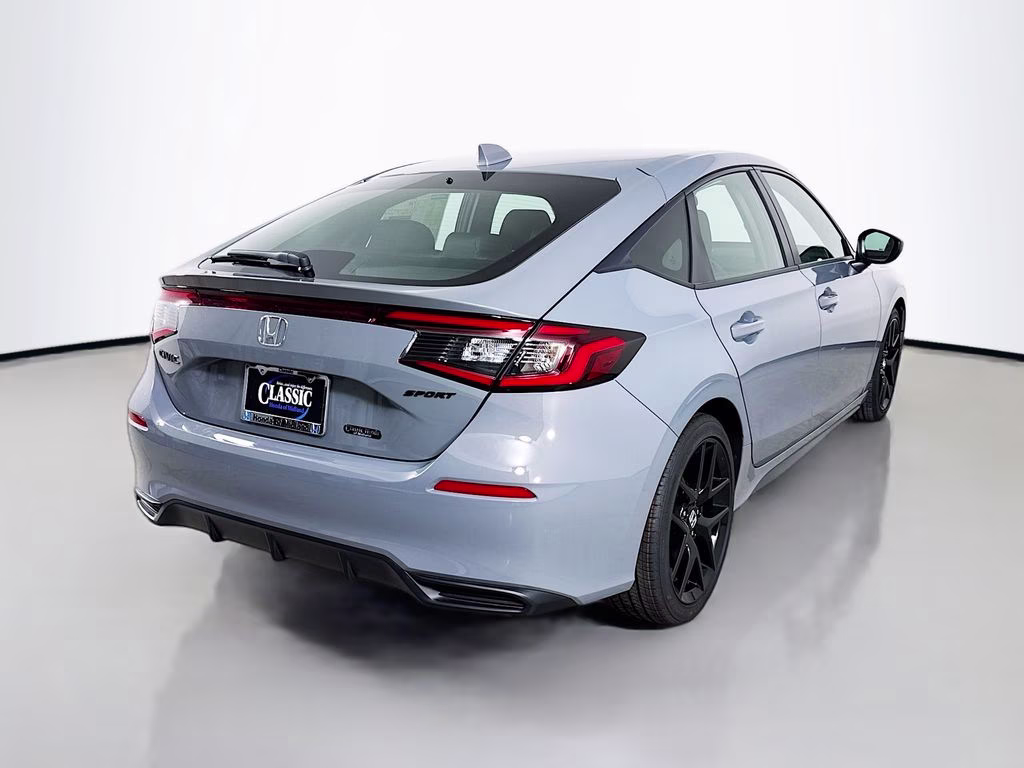 2026 Urban Gray Pearl Honda Civic Sport FWD Hatchback
