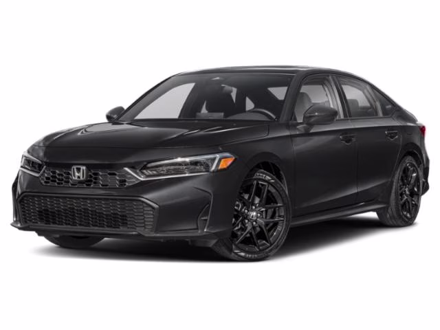 2026 Crystal Black Pearl Honda Civic Hybrid Sport FWD Sedan