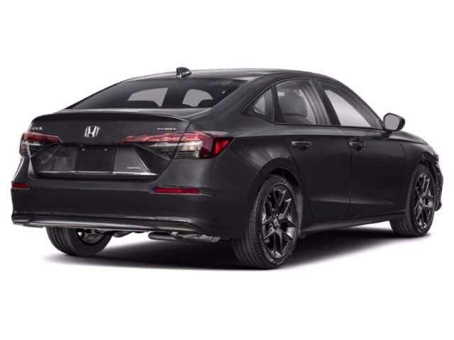 2026 Crystal Black Pearl Honda Civic Hybrid Sport FWD Sedan