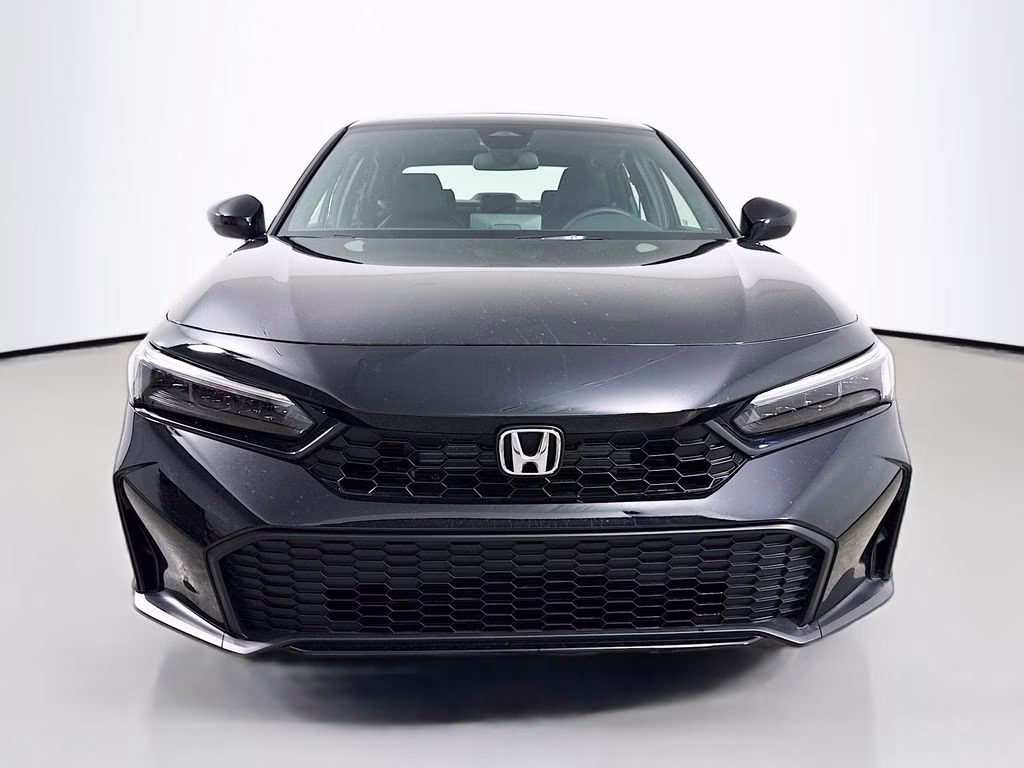 2026 Crystal Black Pearl Honda Civic Hybrid Sport FWD Sedan