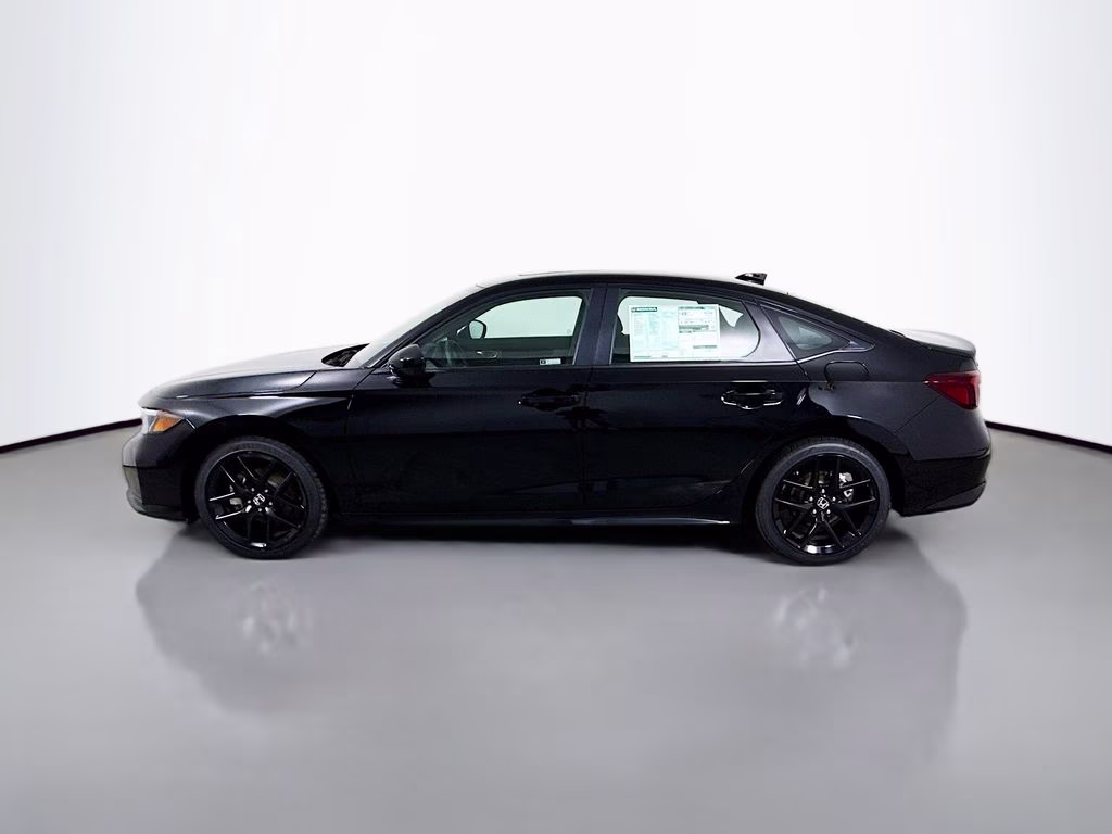 2026 Crystal Black Pearl Honda Civic Hybrid Sport FWD Sedan