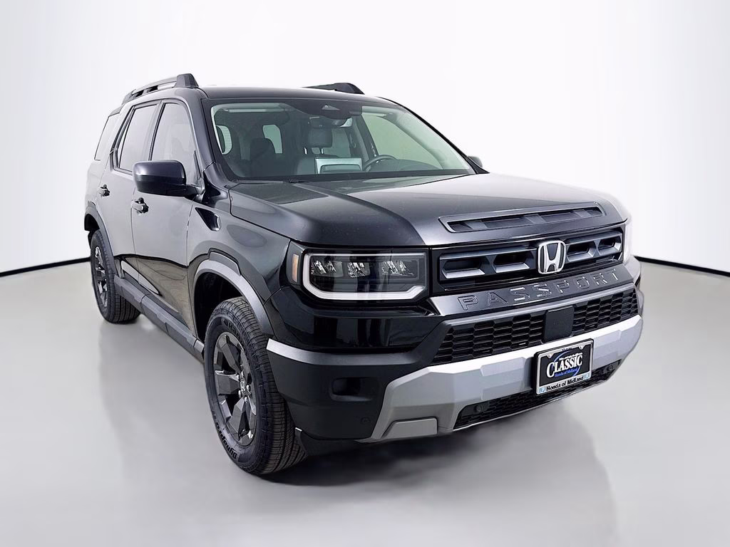 2026 Crystal Black Pearl Honda Passport RTL AWD SUV