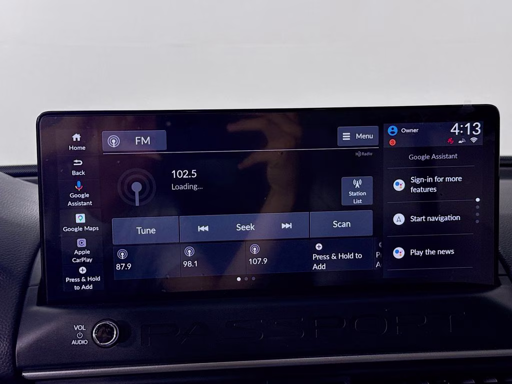 2026 Sonic Gray Pearl Honda Passport RTL AWD SUV