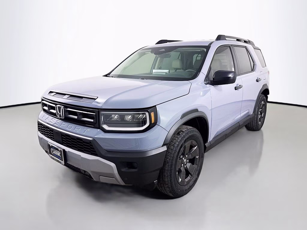 2026 Sonic Gray Pearl Honda Passport RTL AWD SUV