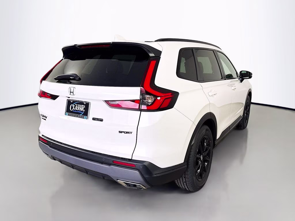 2026 Platinum White Pearl Honda CR-V Hybrid Sport-L FWD SUV