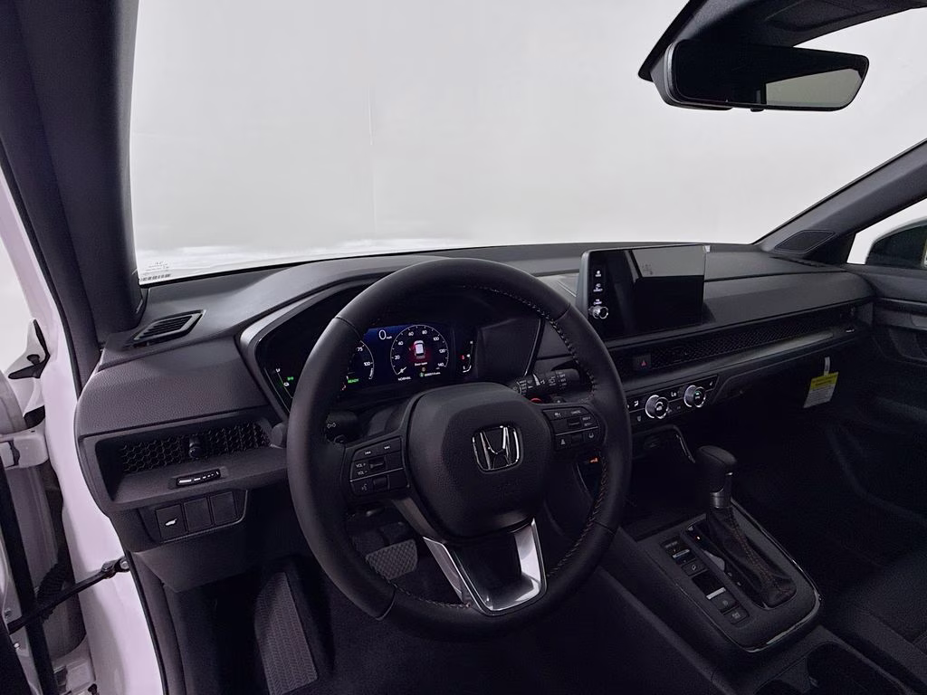 2026 Platinum White Pearl Honda CR-V Hybrid Sport-L FWD SUV