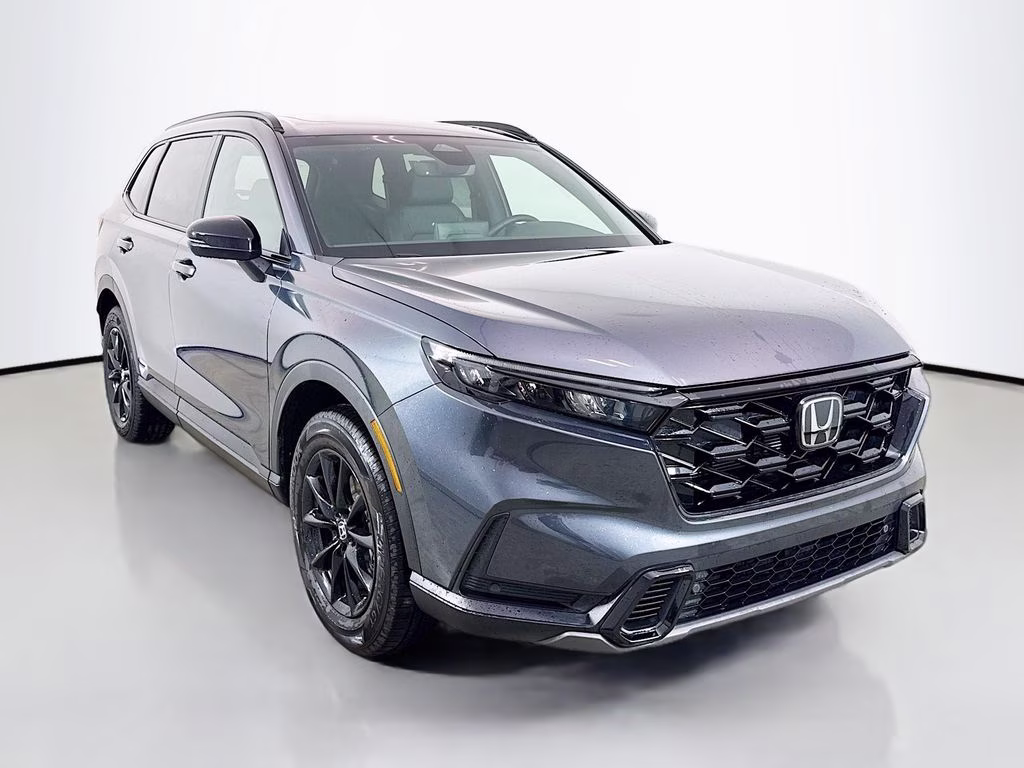 2026 Meteorite Gray Metallic Honda CR-V Hybrid Sport-L AWD SUV
