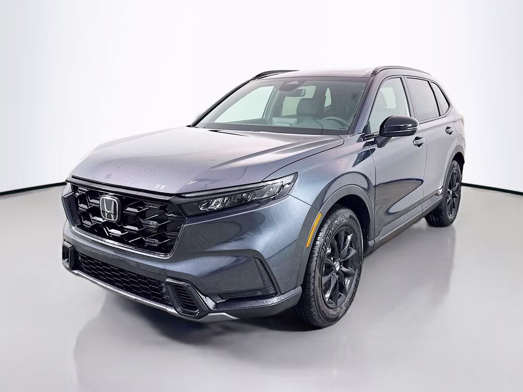 2026 Meteorite Gray Metallic Honda CR-V Hybrid Sport-L AWD SUV