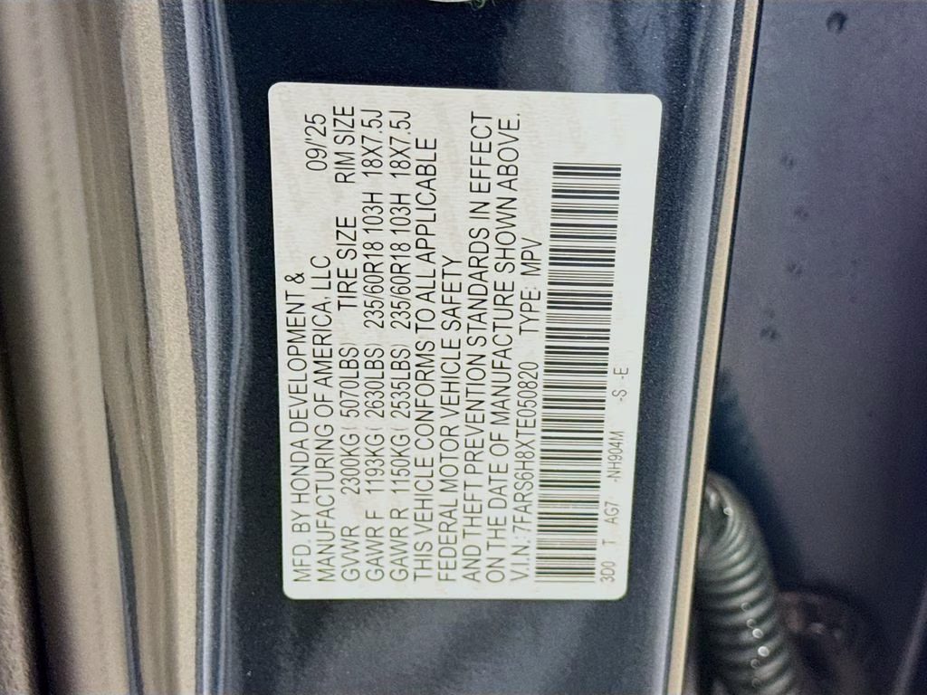 2026 Meteorite Gray Metallic Honda CR-V Hybrid Sport-L AWD SUV