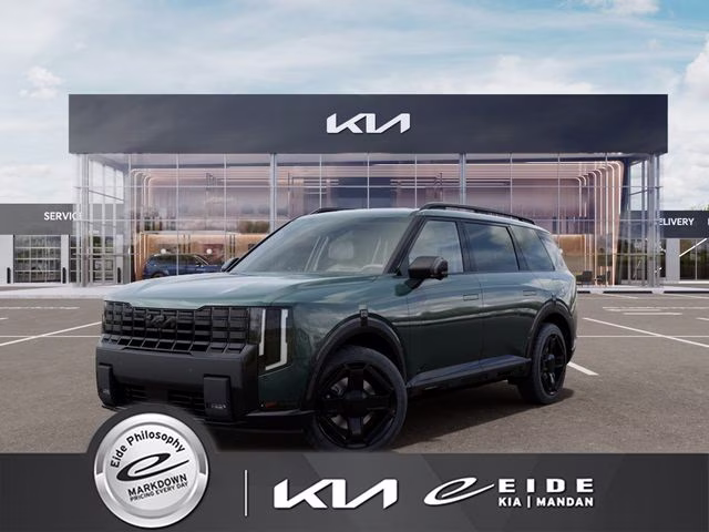 2027 Black Jade Green Kia Telluride Hybrid X-Line SX Prestige AWD SUV