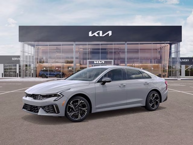 2026 Wolf Gray Kia K5 GT-Line AWD Sedan