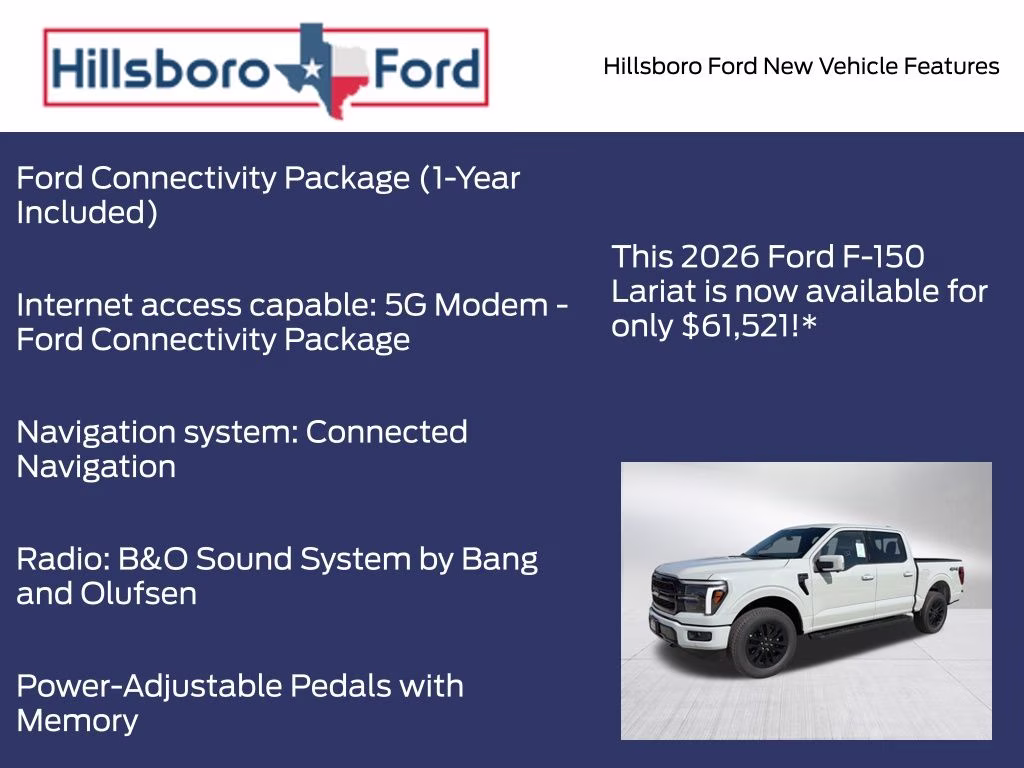 2026 Avalanche Ford F-150 Lariat 4X4 Truck