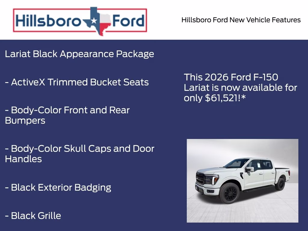 2026 Avalanche Ford F-150 Lariat 4X4 Truck