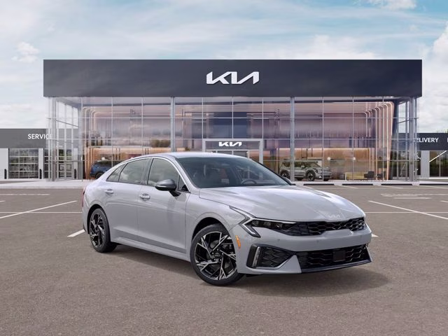 2026 Wolf Gray Kia K5 GT-Line AWD Sedan