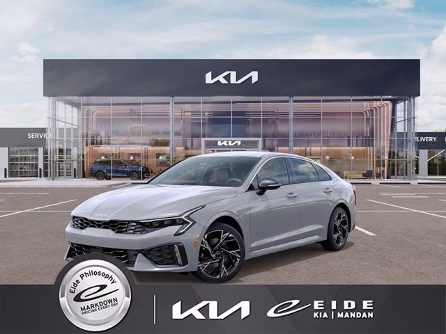 2026 Wolf Gray Kia K5 GT-Line AWD Sedan