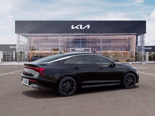 2026 Aurora Black Pearl Kia K5 GT-Line AWD Sedan