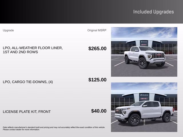2026 Summit White GMC Canyon Denali 4X4 Truck