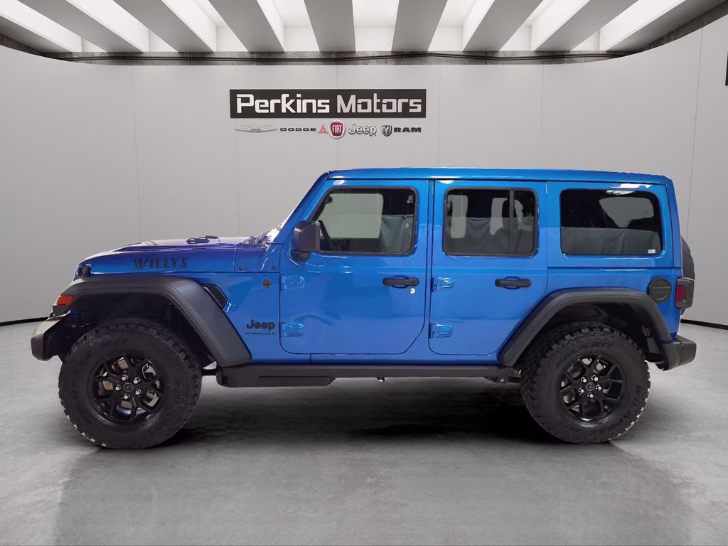 2026 Hydro Blue Pearl Coat Jeep Wrangler Willys 4X4 SUV
