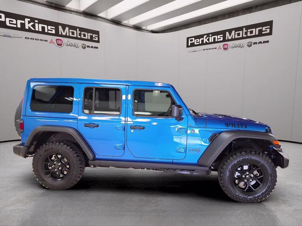 2026 Hydro Blue Pearl Coat Jeep Wrangler Willys 4X4 SUV