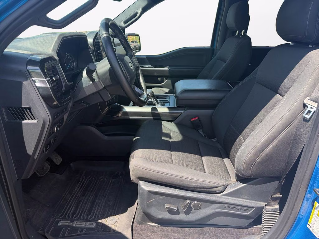 2021 Blue Metallic Ford F-150 XLT Sport Appearance w/360 Camera & Trailer Tow Pk 4X4 Truck