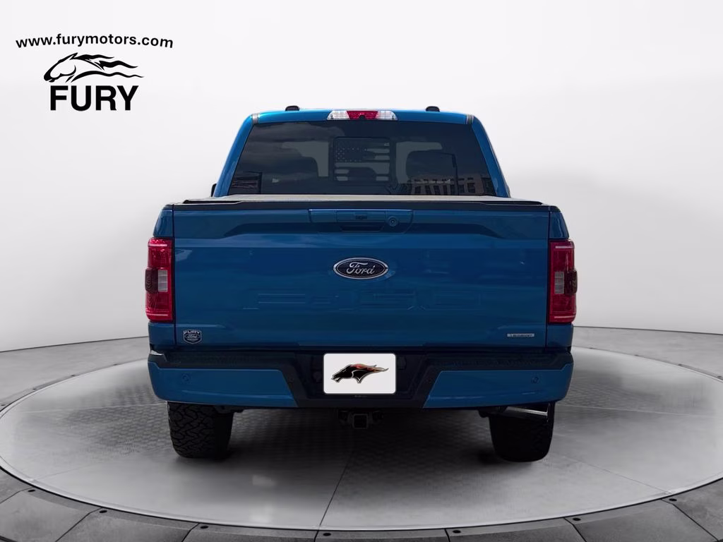 2021 Blue Metallic Ford F-150 XLT Sport Appearance w/360 Camera & Trailer Tow Pk 4X4 Truck