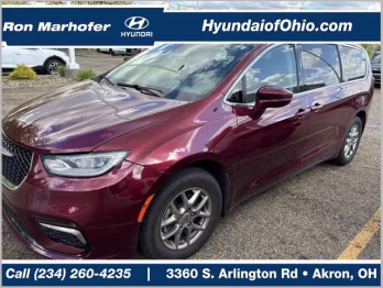 2021 Red Chrysler Pacifica Touring FWD Van