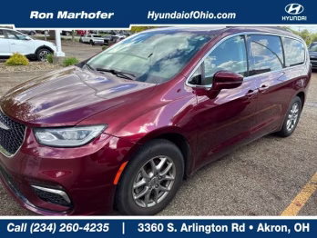 2021 Red Chrysler Pacifica Touring FWD Van