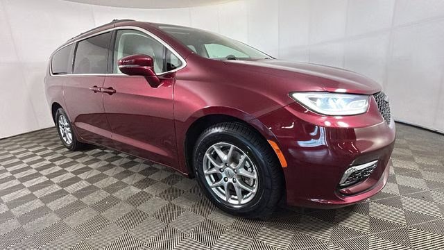 2021 Red Chrysler Pacifica Touring FWD Van