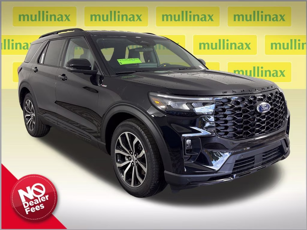 2026 Black Metallic Ford Explorer ST-Line RWD SUV