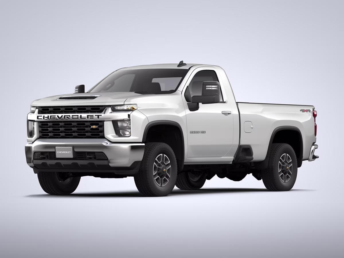 2020 Summit White Chevrolet Silverado 3500HD Work Truck 4X4 Truck