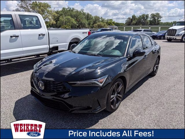 2025 Black Acura Integra A-Spec Tech Package FWD Hatchback