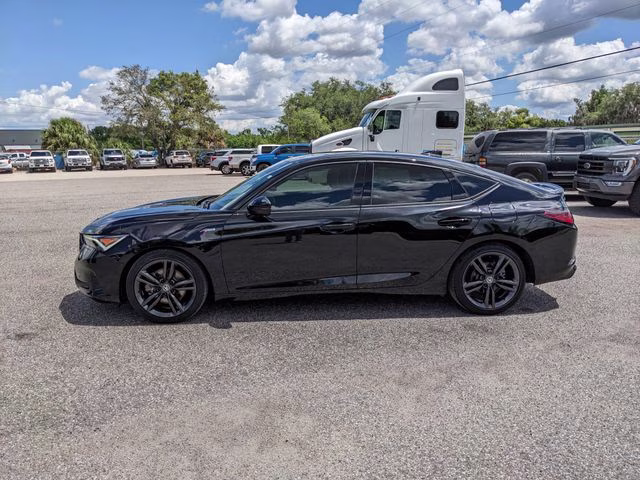2025 Black Acura Integra A-Spec Tech Package FWD Hatchback