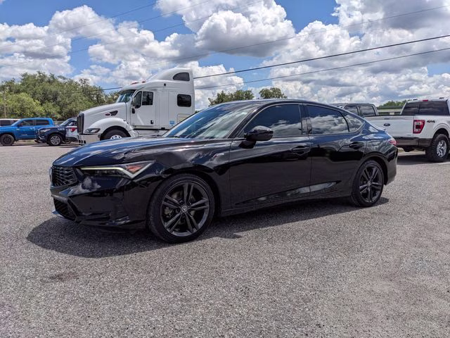 2025 Black Acura Integra A-Spec Tech Package FWD Hatchback