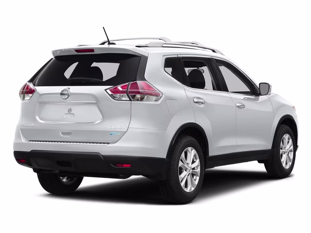 2016 Glacier White Nissan Rogue S FWD SUV