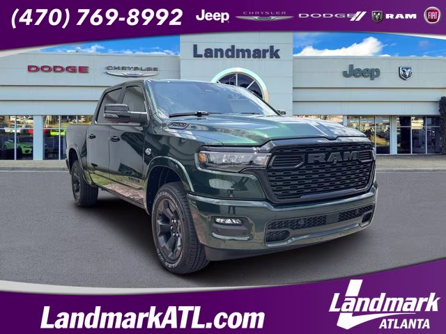 2026 Serrano Green Metallic Ram 1500 Big Horn 4X4 Truck