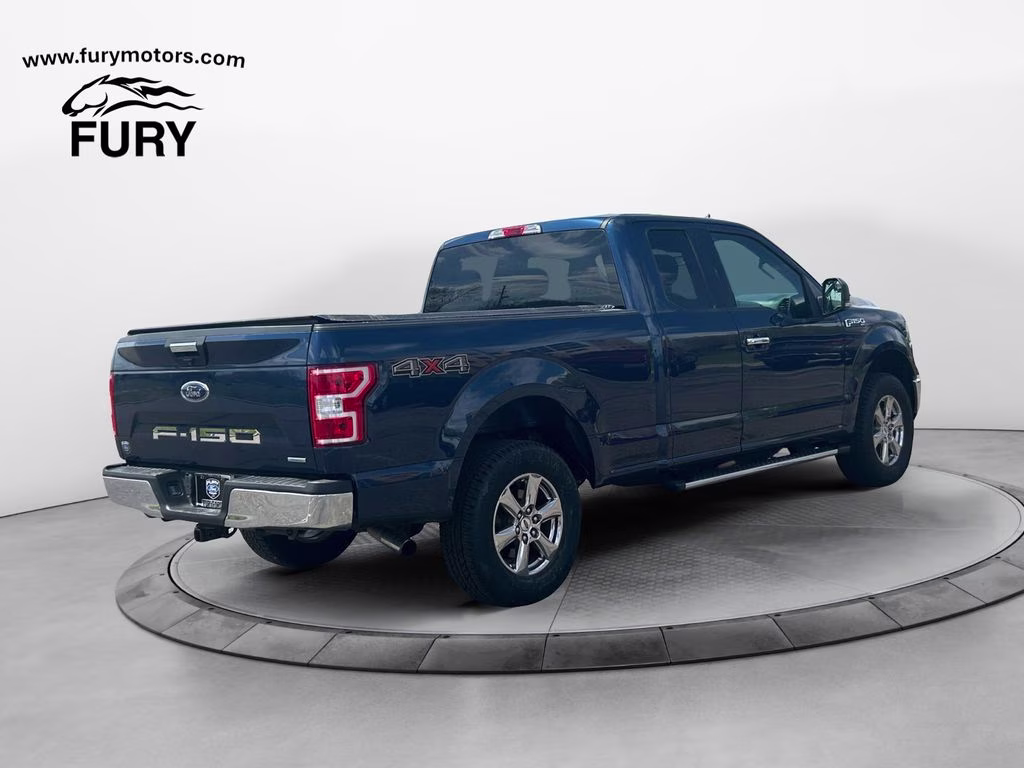 2019 Blue Jeans Metallic Ford F-150 XLT w/Chrome Appearance Pkg 4X4 Truck